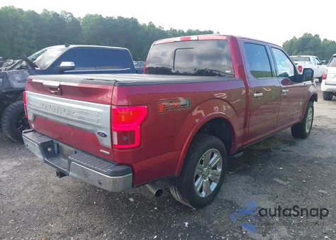 2018 Ford F-150 King Ranch z USA, uszkodzony, nr VIN 1FTEW1EG7JFC03336